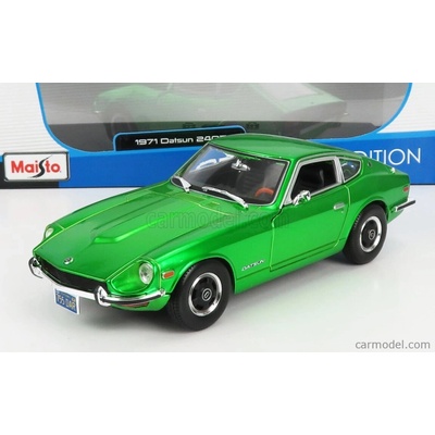 Maisto Nissan Datsun 240z Coupe 1971 Green Met 1:18