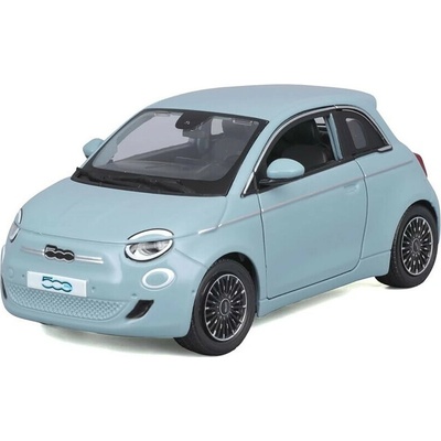 Bburago Fiat 500e 2023modráBU 1:24