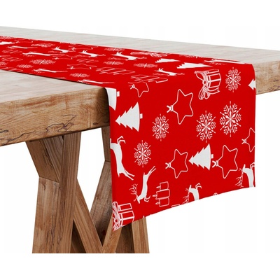 123Obrusy vianočný obrus behúň Štedrý večer 40x140 cm