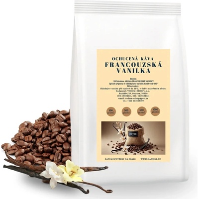 Haniell Káva Francouzská vanilka zrnková 0,5 kg