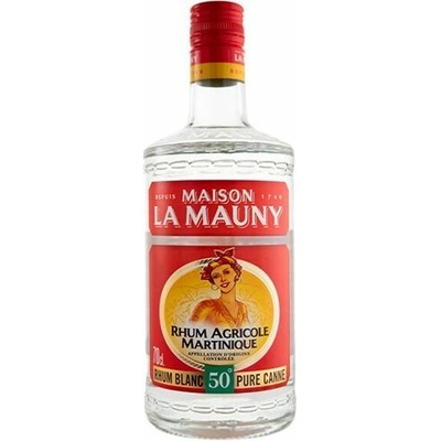 Maison La Mauny Blanc 50 Martinique rhum agricole 50% 0,7 l (holá láhev)