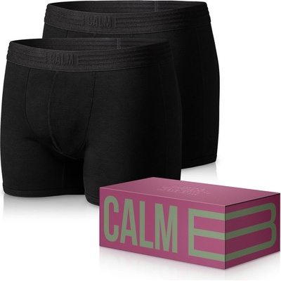 Calm B Daily Boxer Briefs Black Serenity 2pack – Hledejceny.cz