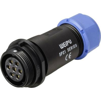 Weipu SP2111 / S 7 II priemyselný kruhový konektor, 1 ks