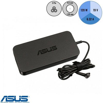 Asus adaptér 120W19V 3P(4.5PHI) B0A001-00061100 - originální