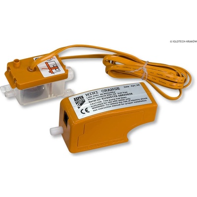 Aspen Mini Orange kapacita 12l/hod, max. výtlak 10 m stěna, kanál, strop