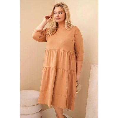 Kesi Plus Size ART22229 béžová