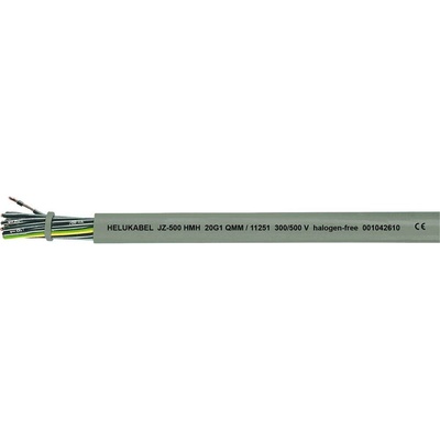 Helu JZ-500 HMH 11243-500 riadiaci kábel 4 G 1 mm² 500 m sivá