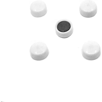 Mikov Magnety 851 - barevné 13 mm - 100 ks barevné provedení bílá