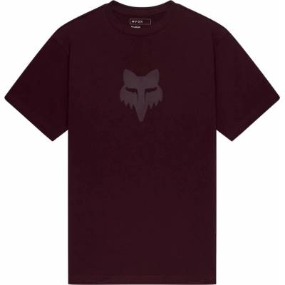 Fox Fox Head Heavyweight Ss Tee Dark Maroon