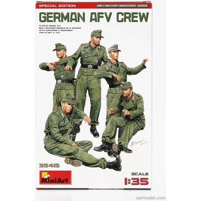 Miniart Accessories German Afv Crew Military Figures 1:35