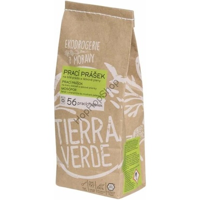 Tierra Verde Eko prací prášek z mýdlových ořechů na bílé prádlo 850 g
