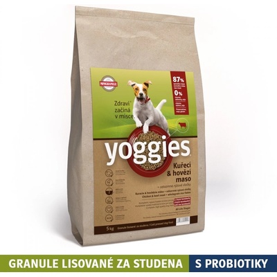 Yoggies mini Kuracie & Hovädzie mäso 5 kg