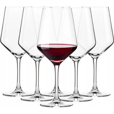 Elegantní skleničky na červené víno sada dárek myčka nádobí 6 x 580 ml