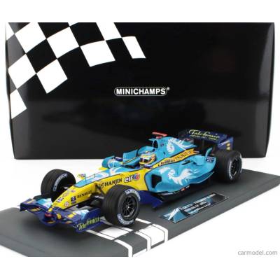 Minichamps Renault F1 R26 Team Mild Seven Renault F1 N 1 Majster sveta GP Turecka 2006 Fernando Alonso Svetlo modrá žltá 1:18