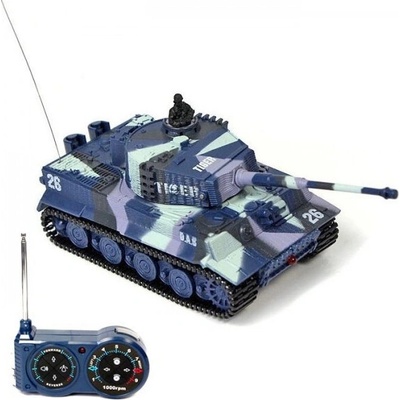 s-Idee Steffen Stabler S-Idee RC tank Mini German Tiger RTR modrý 1:72