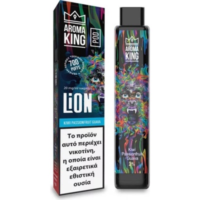 Aroma King Lion Pod Kiwi Passionfruit Guava 20 mg 700 potáhnutí 1 ks