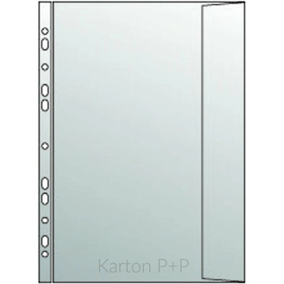 Karton P+P Průhledný obal A4 s klopou eurozávěs