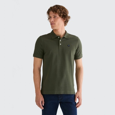 Wrangler pánská polokošile krátký rukáv 112378000 POLO SHIRT Deep Depths
