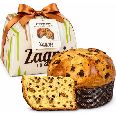 Zaghis Panettone s Hruškou a Čokoládou 750 g