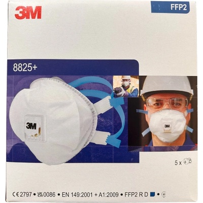 3M 8825+ Filtrační polomaska FFP2 5 ks