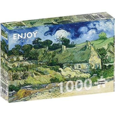 Enjoy Vincent Van Gogh: Doškové chaloupky v Cordeville 1000 dílků