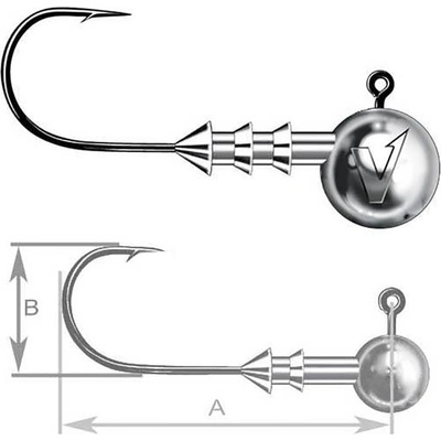 Mustad Jigová hlava Big Game vel.10 35g