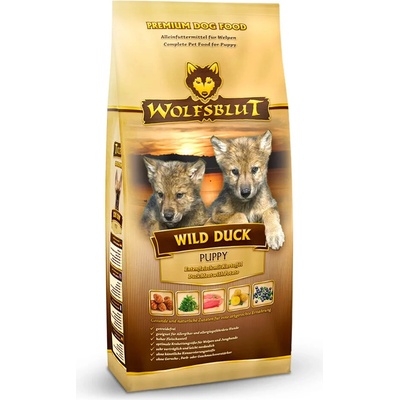 Wolfsblut Wild Duck Puppy 12,5 kg kačica so zemiakmi