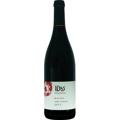 Ilias Merlot Family Reserve pozdní sběr 2023 14% 0,75 l (čistá fľaša)