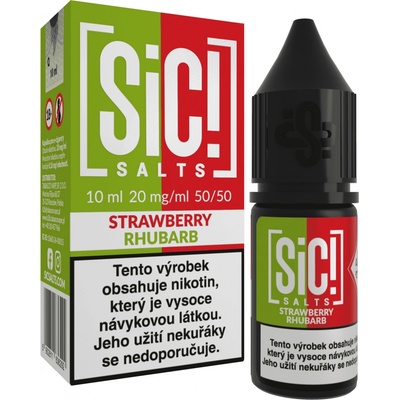 Sic!Salts Salt Strawberry Rhubarb 10 ml 20 mg