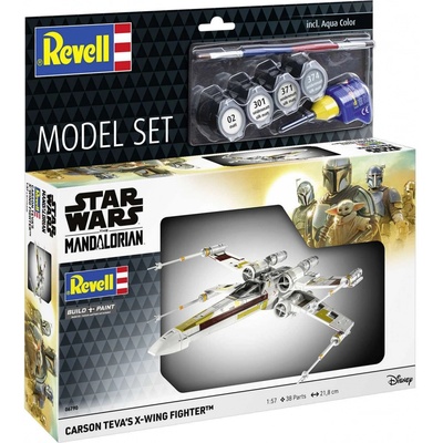 Carson Revell Teva's X Wing Fighter: The Mandalorian Model Set vesmírné lodi 38 dílů 1:57