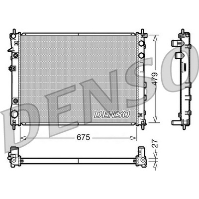 Chladič, chlazení motoru DENSO DRM36012 DE DRM36012