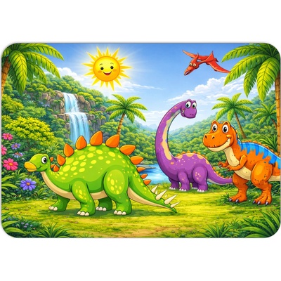 PokojovaDekorace.cz prostírání 114 Dinosauři u vodopádu 43x30cm