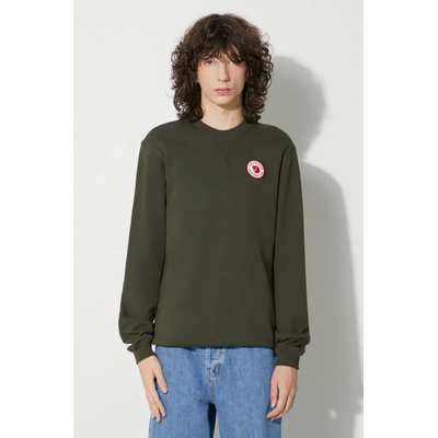 Fjällräven 1960 Logo Badge Sweater M Deep Forest S Outdoorová mikina