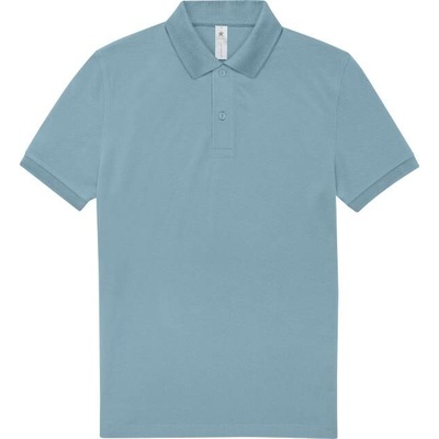 B&C MY POLO 210 Pánská polokošile s krátkým rukávem nebesky modrá