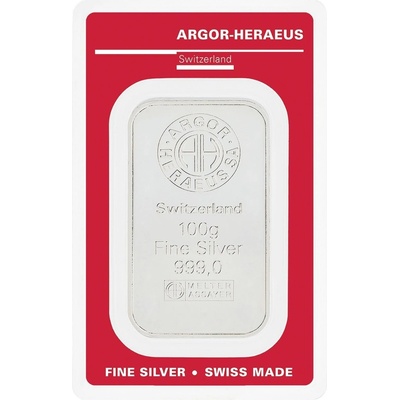 Argor-Heraeus stříbrný slitek 100 g – Hledejceny.cz
