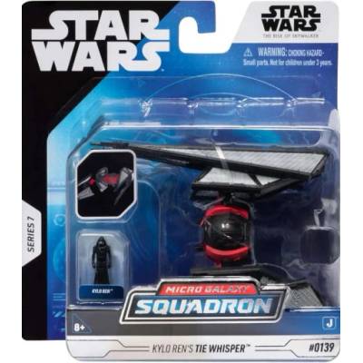 Vozidlo s figurkou Star Wars Micro Galaxy Squadron Kylo Rens Tie Whisper 7cm