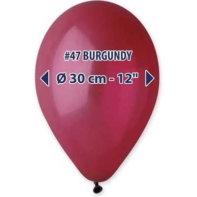 Balonky 30 cm bordeaux