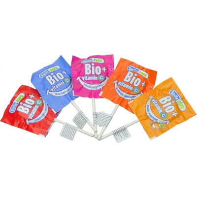 Meke BIO lízátko Úsměv s vitamínem C zelené jablko 5,6 g
