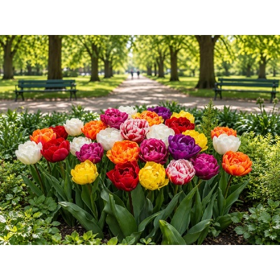 Mix plnokvětých tulipánů 30 ks Velikost hlíz: 10/11