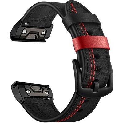 VSECHNONAMOBIL 123885 VANGUARD QuickFit Kožený řemínek pro Garmin - šířka 22mm černý – Hledejceny.cz