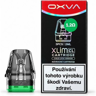OXVA Xlim V3 CL Top Fill cartridge odpor 1,2ohm 3ks
