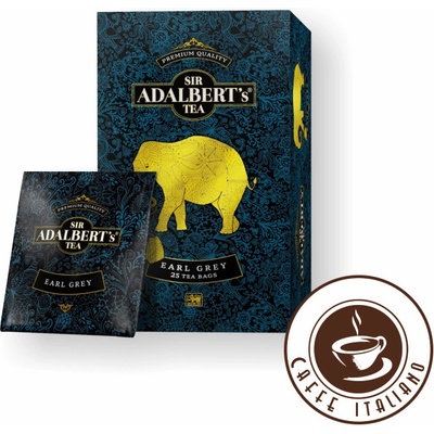 Sir Adalbert's Tea Earl Grey porciovaný čaj 25 ks