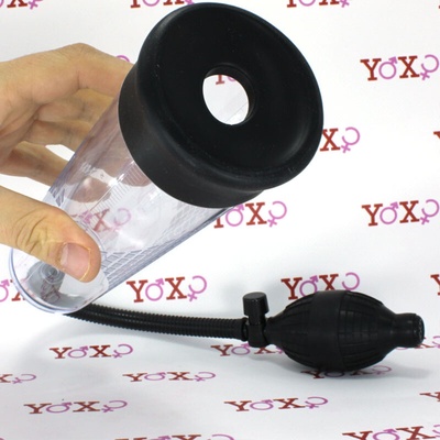 Boost - Průhledná pumpa na penis PSX04 21 x 6 cm.