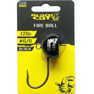 Black Cat Jigová hlava Fire-Ball vel.6 120g 1 ks