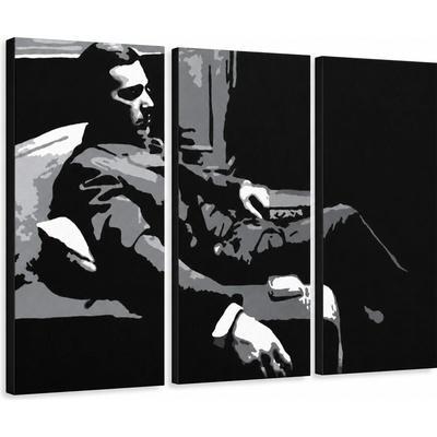 Ručne maľovaný POP Art obraz GODFATHER - 60x40 cm