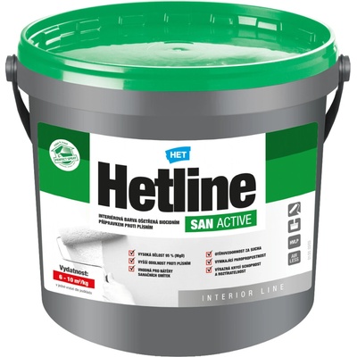 Het HETLINE SAN ACTIVE protiplísňová malířská barva 1,5kg