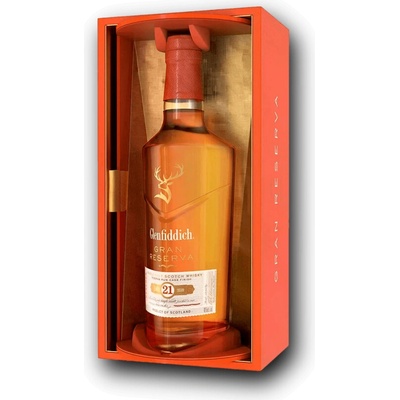 Glenfiddich 21YO Gran Reserva Rum Cask Finish 40% 0,7 l (tuba)