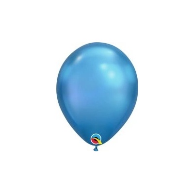 Qualatex Qualatex Balónek CHROME 18cm modrý