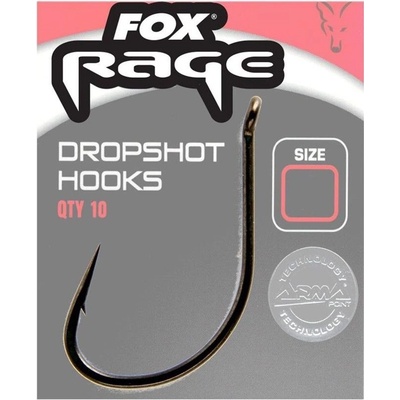 Fox Rage Dropshot Armapoint Hooks vel.4 10 ks