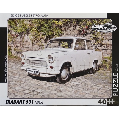 RETRO-AUTA č.23 Trabant 601 1965 40 dielov